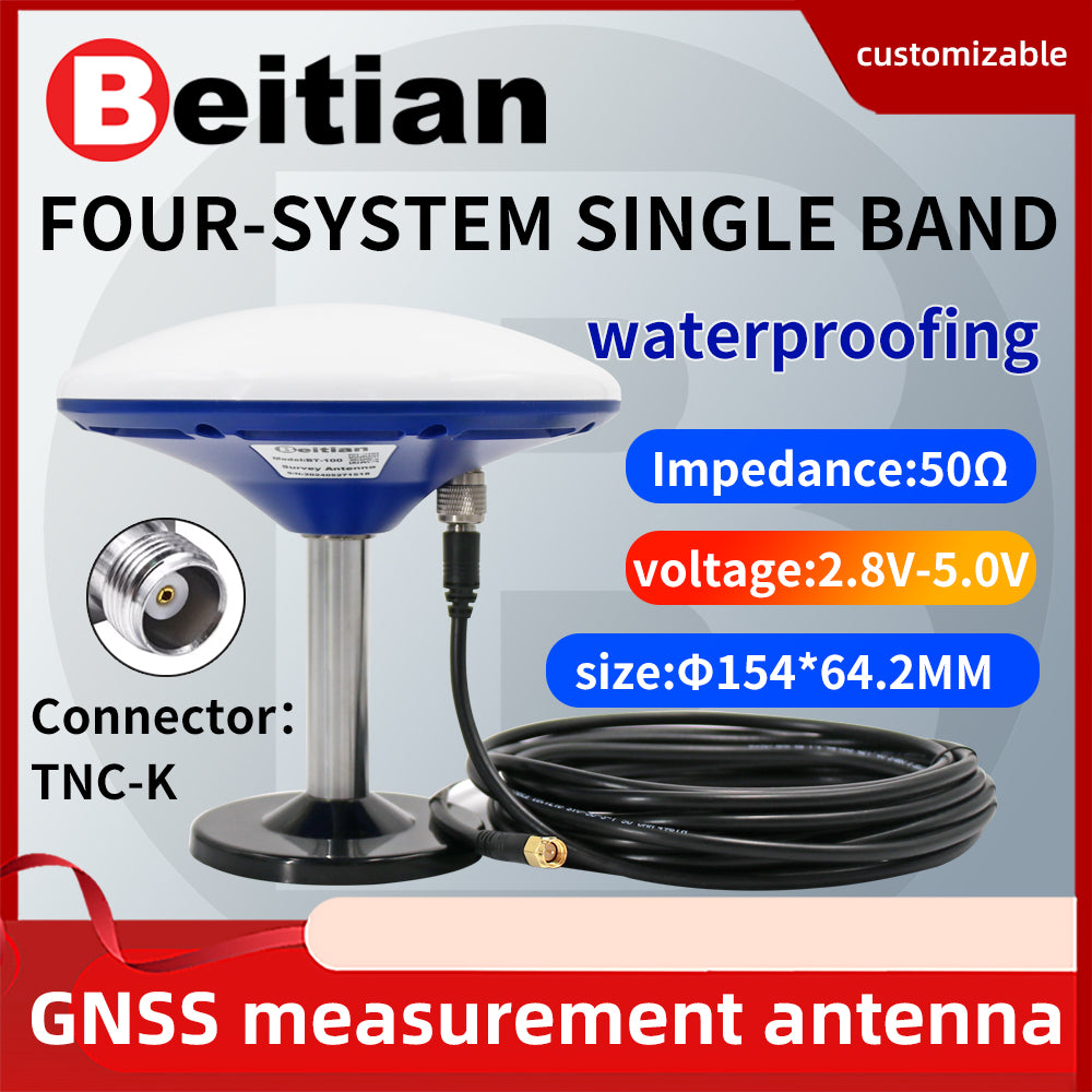 Beitian multi-satellite single-frequency GNSS Antenna GPS L1 GLONASS L1 BDS B1 GALILEO E1 BT-100 Beitian multi-satellite single-frequency GNSS Antenna GPS L1 GLONASS L1 BDS B1 GALILEO E1 BT-100